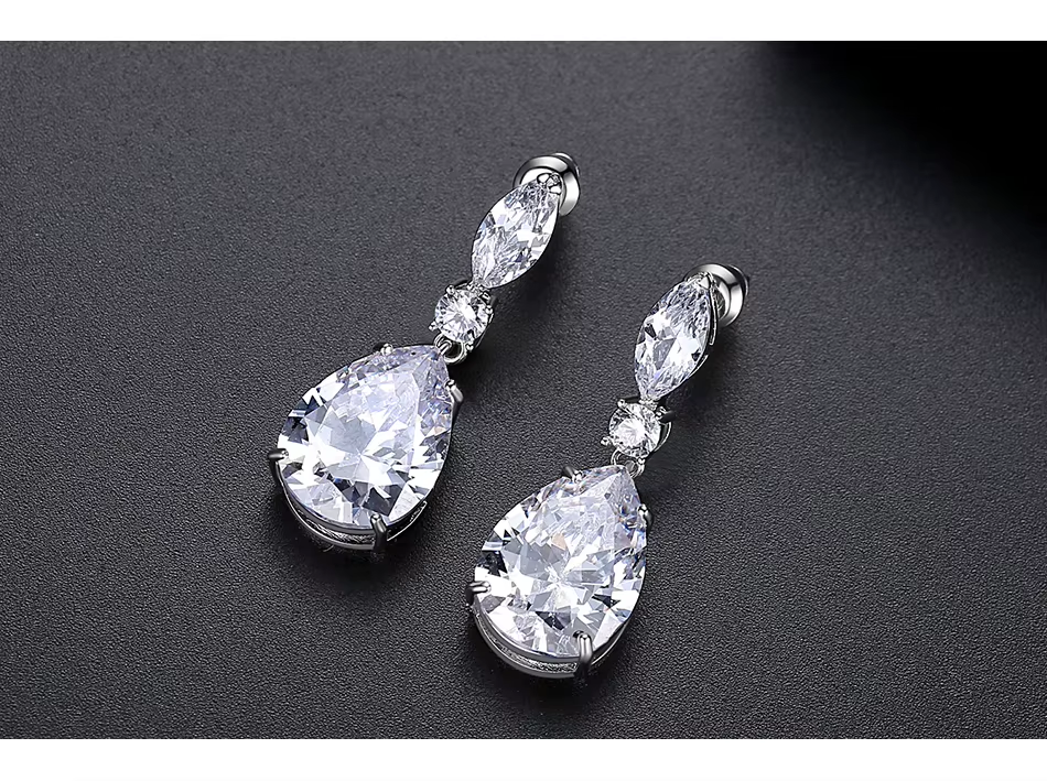WS313 - Silver Pendant and Earring Set for Women — image 8