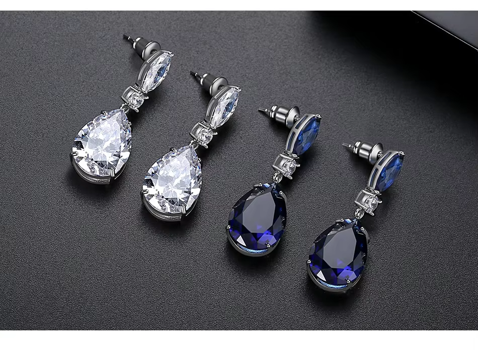 WS313 - Silver Pendant and Earring Set for Women — image 9