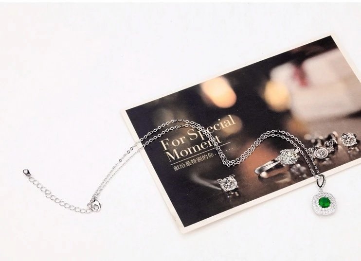 WS56 - Blue Pendant and Earring Set for Women — image 6